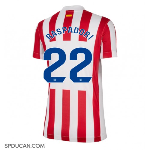 Zenski Nogometni Dres Atletico Madrid Giacomo Raspadori #22 Domaci 2025-26 Kratak Rukav
